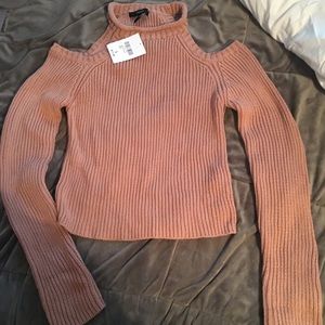 Brand new sweater with shoulder cut outs